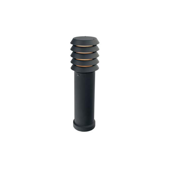 Norlys Alta 1477 Pollare E27, 2700K, 8,5W, IP65 Svart