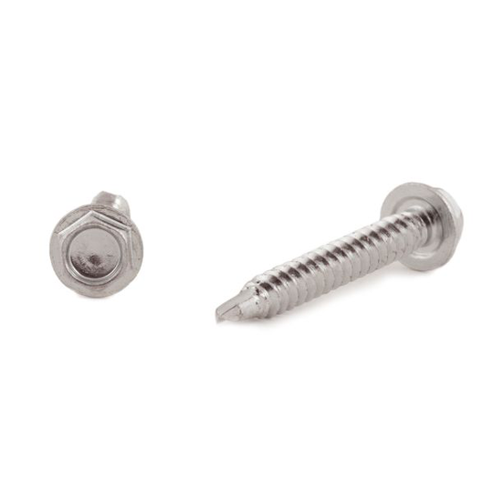 Schäfer & Peters 1548040065519 Borrande flänsskruv 500-pack, A2, HB ST ISO 15480 5.5 x 19 mm