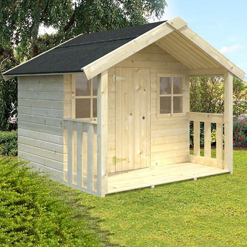 Lekstuga Felix 2,0 m² Papp, Obehandlad