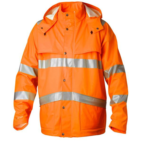 Top Swede 9394 Regnrock 80 cm, varsel, orange XS