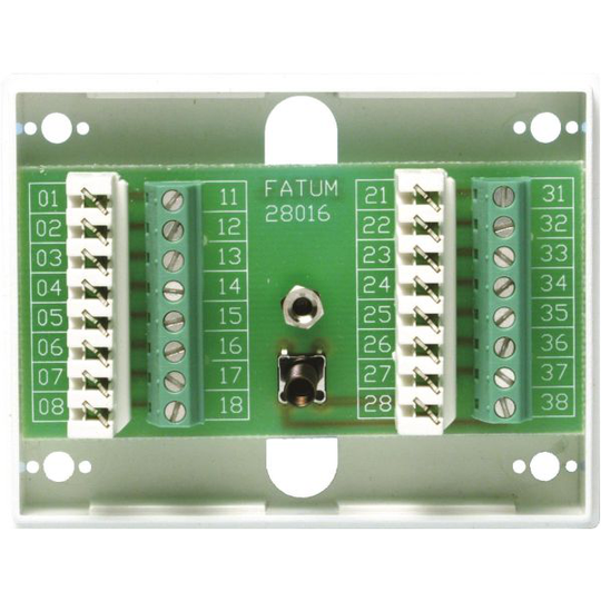 Alarmtech Fatum Mini Larmbox 16-polig, med sabotagekontakt Slits/skruv