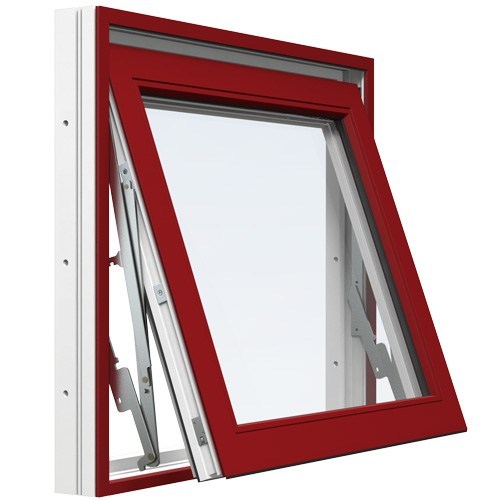 Energi Aluminium Vridfönster Röd, 14, 14