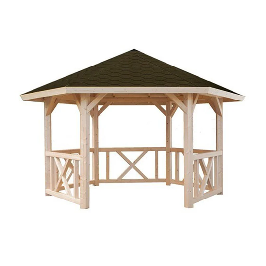 Paviljong Betty - med takpapp, 9,9m2