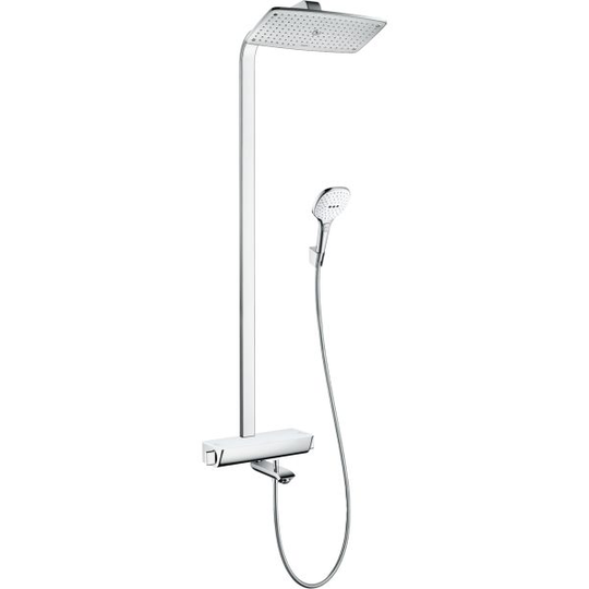 Hansgrohe Raindance E Showerpipe 361 Takduschset krom/vit, 150 c/c