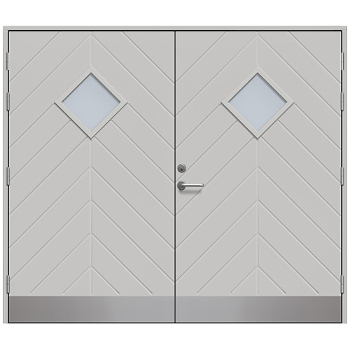 Slagport Saxtorp 2500 x 2000 mm, Ljusgrå, Cotswoldglas