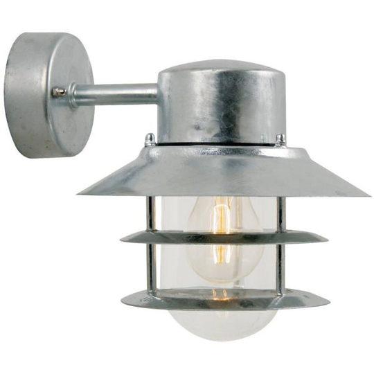 Nordlux BLOKHUS 25051031 Väggarmatur galvaniserad, E27, 60W, IP54