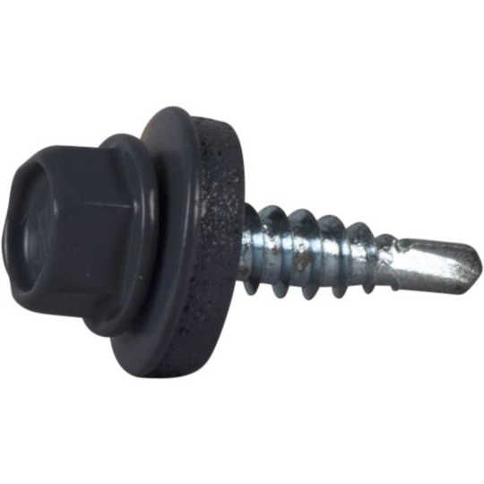 ESSVE 64959 Farmarskruv 4,8 x 20 mm, borrspets, 250-pack RR23 (Mörkgrå)