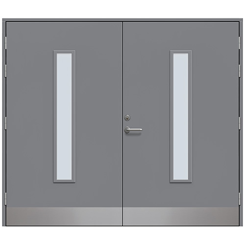 Slagport Stehag 2400 x 2000 mm, Askgrå, Cotswoldglas