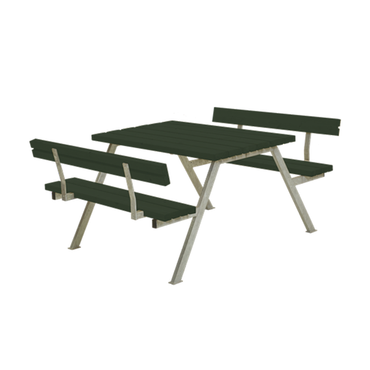 BÄNKBORD ALPHA 118 2 RYGGSTÖD PLUS