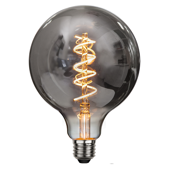 LED-LAMPA E27 G125 DECOLED SPIRAL SMOKE Star Trading