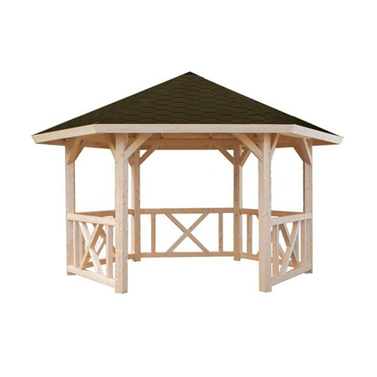Paviljong Betty - med takshingel, 9,9m2