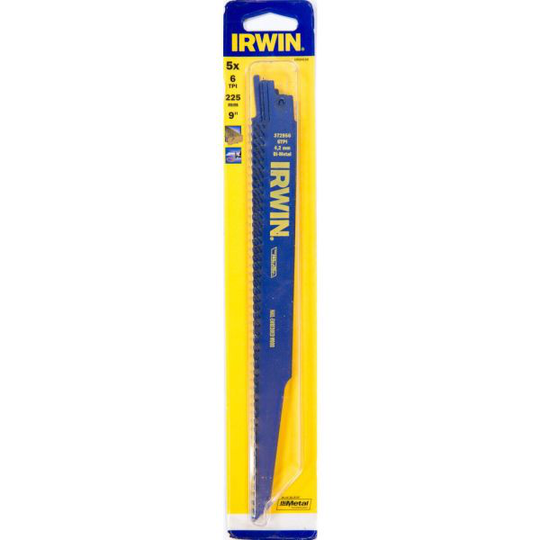Irwin 10504158 Tigersågblad 225 mm, 6 TPI, 5-pack