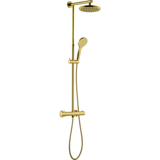 Adora Infigo L Duschset Ø200 mm, 150 c/c, guld