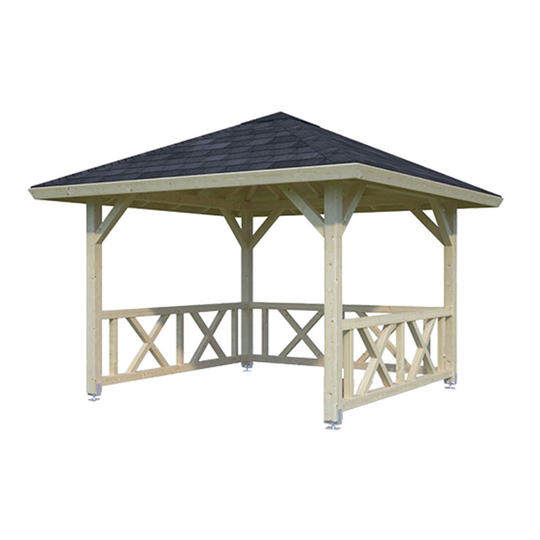 Paviljong Betty - med takshingel, 9,0m2