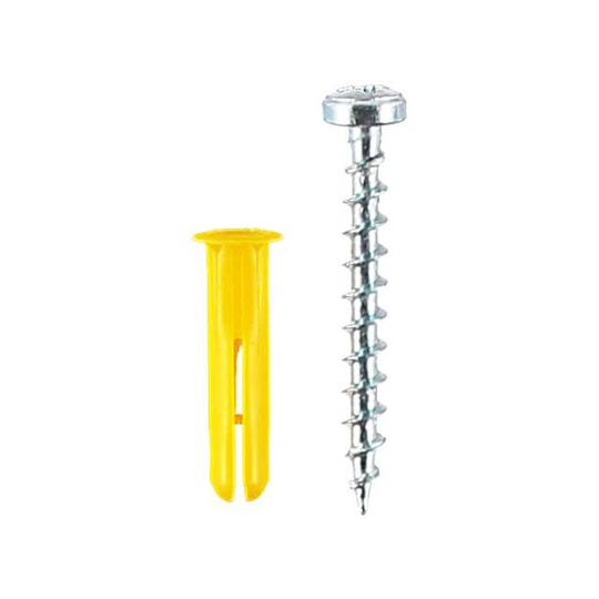 ESSVE TB Plastplugg med skruv, 10-pack 4,0x30mm