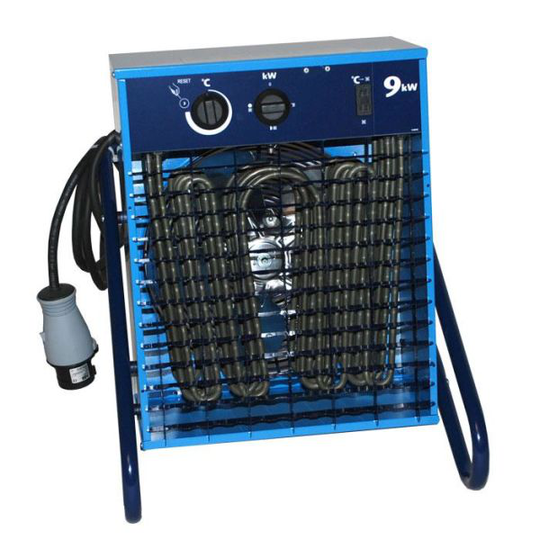 El-Björn VF 9-500V Värmefläkt 9kW, 500V