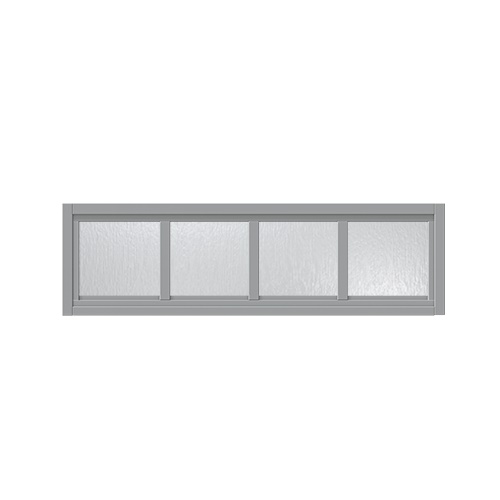 Överljus med spröjs Näs 14x3, Stengrå, Cotswoldglas