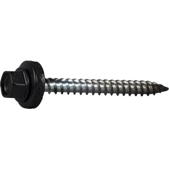 ESSVE 64416 Farmarskruv 4,8 x 50 mm, vass spets, 200-pack Svart (RR33)