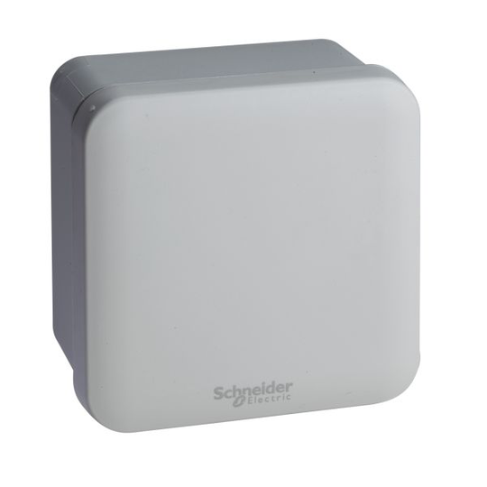 Schneider Electric ENN05044 Kopplingsdosa grå, slät, 80x80x45 mm