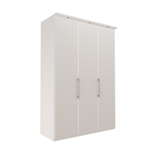 Garderob Atlanta - Vit 216 cm, 150 cm, Med kornisch