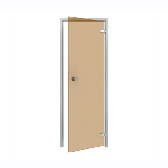 Sauna Sweden Bastudörr aluminiumkarm brons