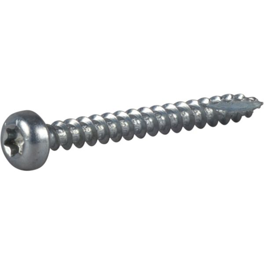 ESSVE 127111 Träskruv 3 mm Ø, TX10, helgängad, FZB, 200-pack 30 mm