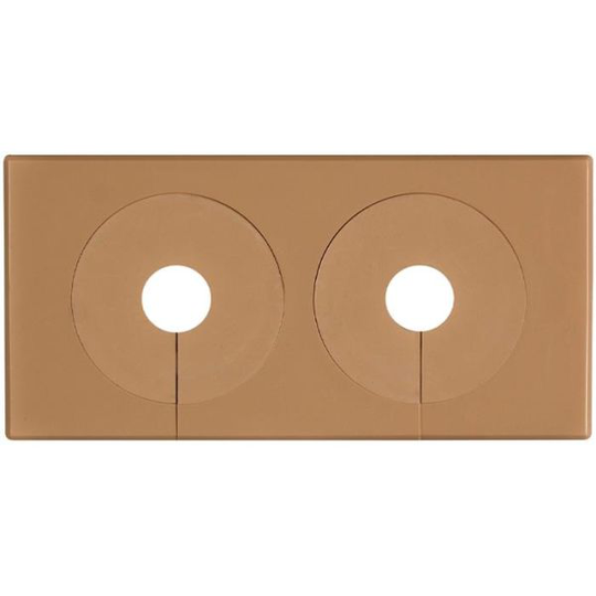 Faluplast 51489 Vulkbricka delbar, dubbel, 12-22 mm Brun