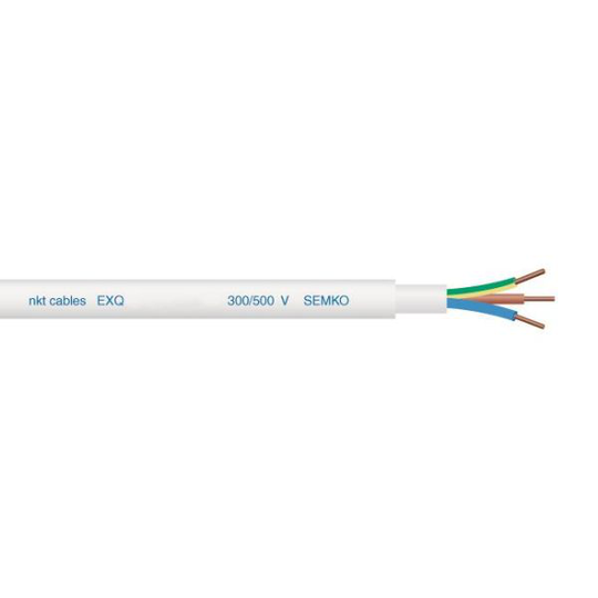 NKT EXQ XTRA Installationskabel 4G1.5 mm², 300/500V 1 m, kapad