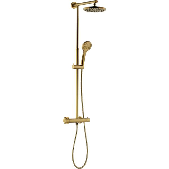 Adora Infigo L Duschset Ø200 mm, 150 c/c, borst. guld