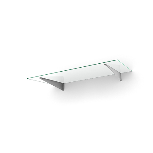 Entrétak Easy Collection - Flat Flat Silver, Klarglas, Flat Silver