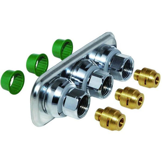 Vatette 1877945 Väggbricka 15 x 2,5 mm, 3-rör
