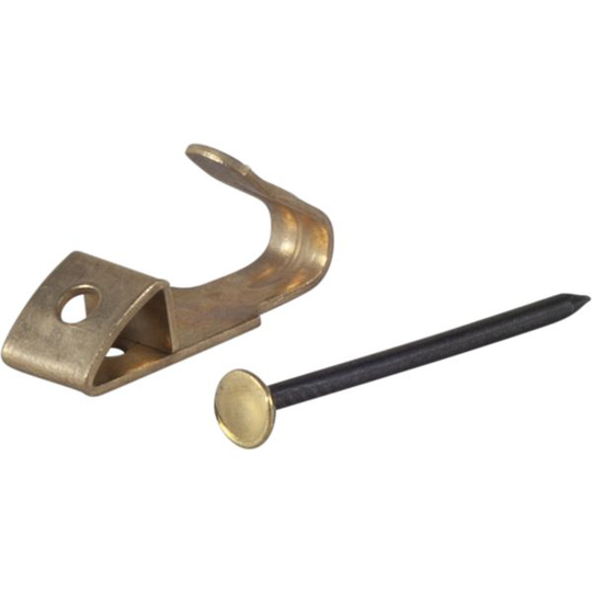 ESSVE 513500 Mässingkrok mässing, inklusive spik 60-pack