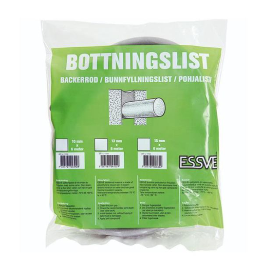 ESSVE DL Bottningslist 90-pack 6mmx1500m