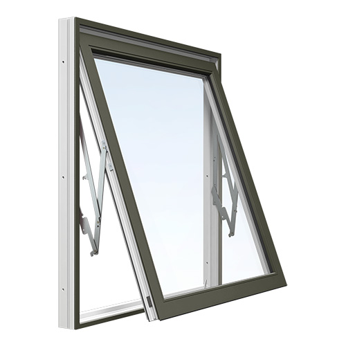 Energi Aluminium Vridfönster 12, 11, Olivgrön