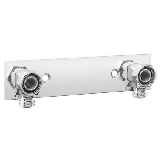 Trio Perfekta 8352212 Blandarfäste 160 c/c, synlig rördragning rektangulär
