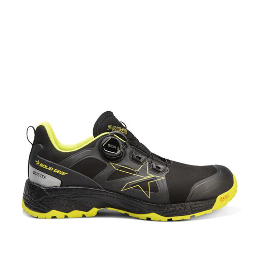 Solid Gear Prime GTX Low Skyddssko S3, glasfibertåhätta, svart 36