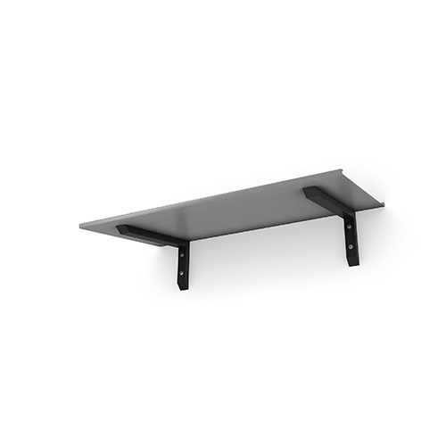 Entrétak Easy Collection - Bold Silver aluminium, Bold Svart, Bold Svart