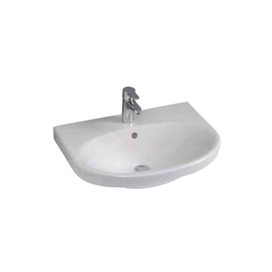 Gustavsberg Nautic 5560 Tvättställ 600 x 450 mm, Ceramicplus Med blandarhål