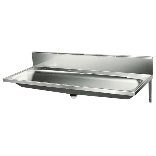 Intra P180V Tvättränna med stänkplåt 1800 x 430 mm