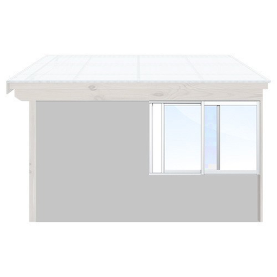 SKJUTBARA FÖNSTER, SKÅNSKA BYGGVAROR - 2 delar, BxH:1700x1195mm, vit, isolervärde på glaset 5,9, Karm: Original