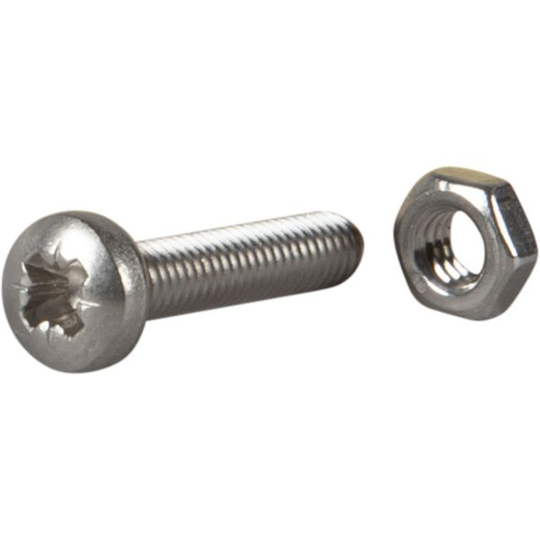 ESSVE 550294 Maskinskruv M4x20 mm, rundat huvud, A4, 8-pack