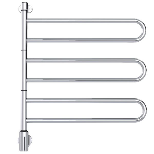 PAX Flex U Handdukstork svängbar, 3 armar 654 mm