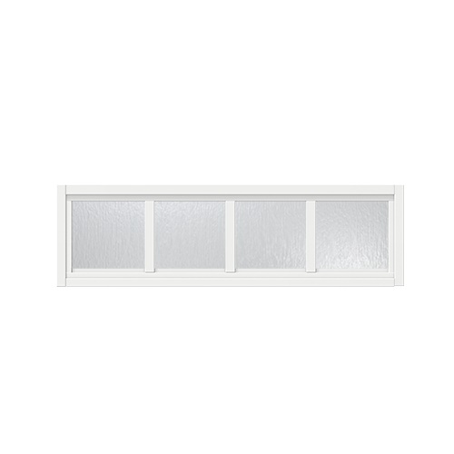Överljus med spröjs Näs 9x3, Vit, Cotswoldglas