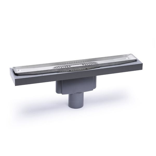 Purus PRO Line 1000 Golvbrunn bottenutlopp
