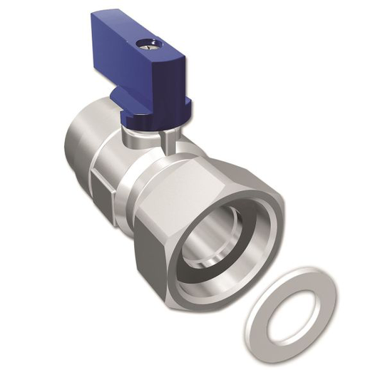 LK Systems 4814426 Kulventil 20 x 20 mm Blått vred