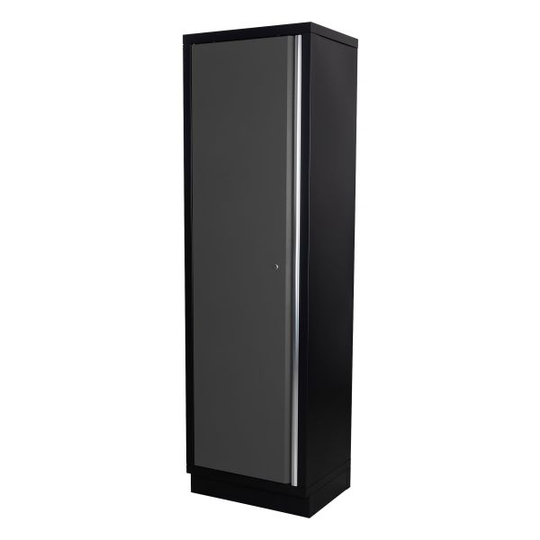PELA 513946 Högskåp 600x458x2000 mm, grå/svart
