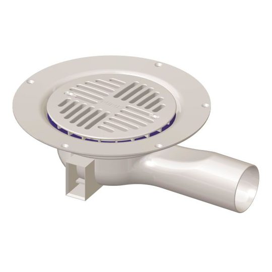Purus MiniMax 7113764 Golvbrunn 130 mm, sidoutlopp