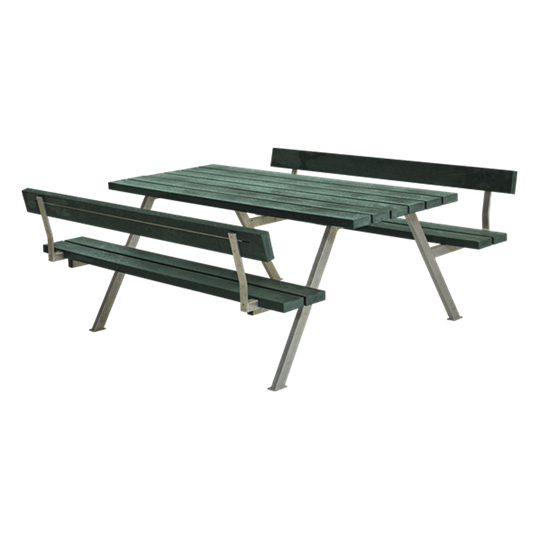 BÄNKBORD ALPHA 177 RETEX 2 RYGGSTÖD PLUS