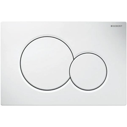 Geberit Sigma 01 Spolplatta dubbelspolning Alpinvit