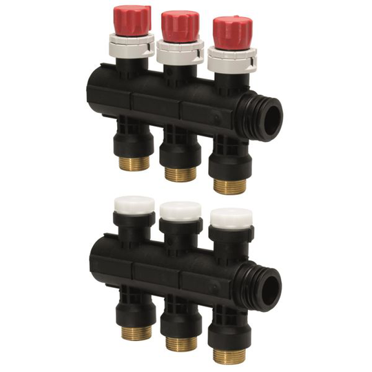 Uponor Pro 1 Euro-Cone Fördelare G25 x G20 3 avstick